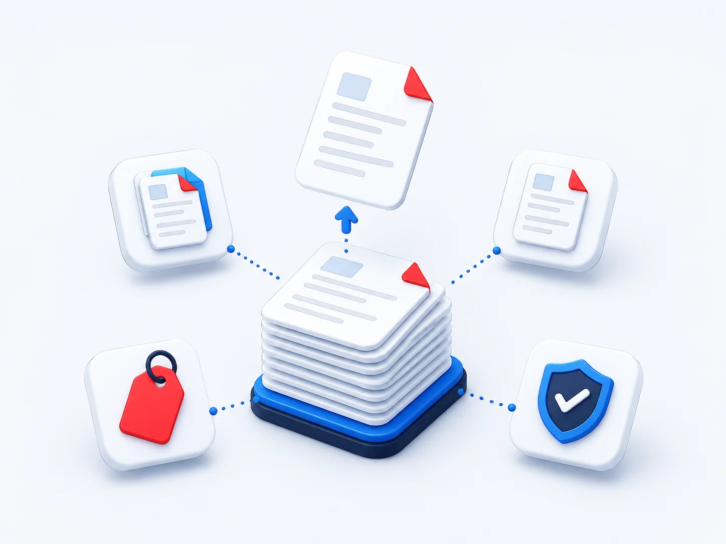 Feature cards for a free online PDF page extractor