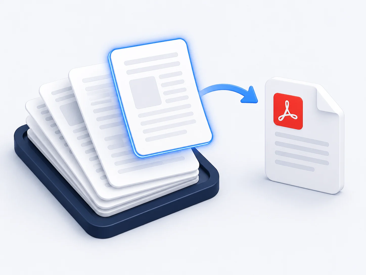Selecting a single page to extract from a multi-page PDF