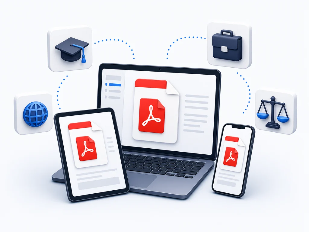 Students, business, legal and everyday users working with PDFs across devices