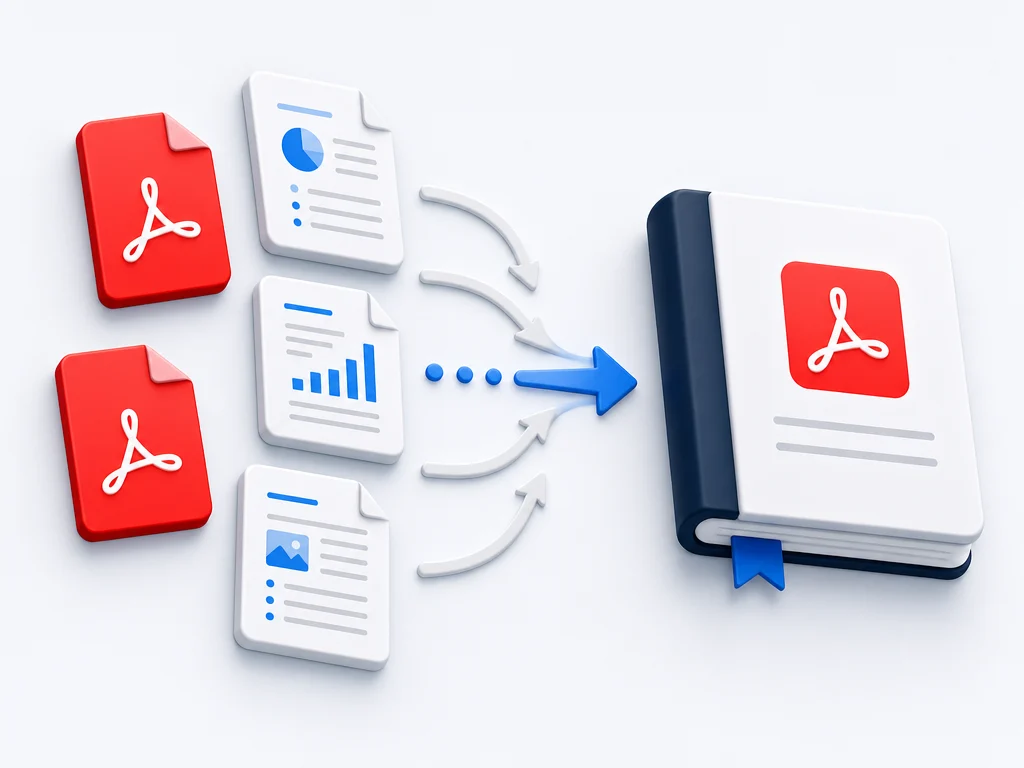 Students business legal and application workflows that merge PDF files into one