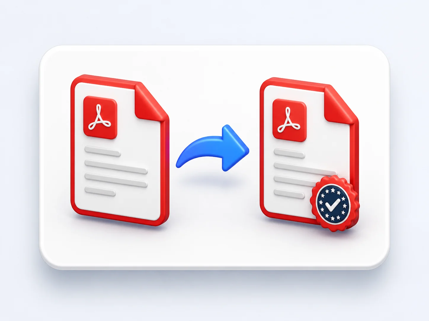 Online PDF to PDF/A converter turning a PDF into an archivable PDF/A file