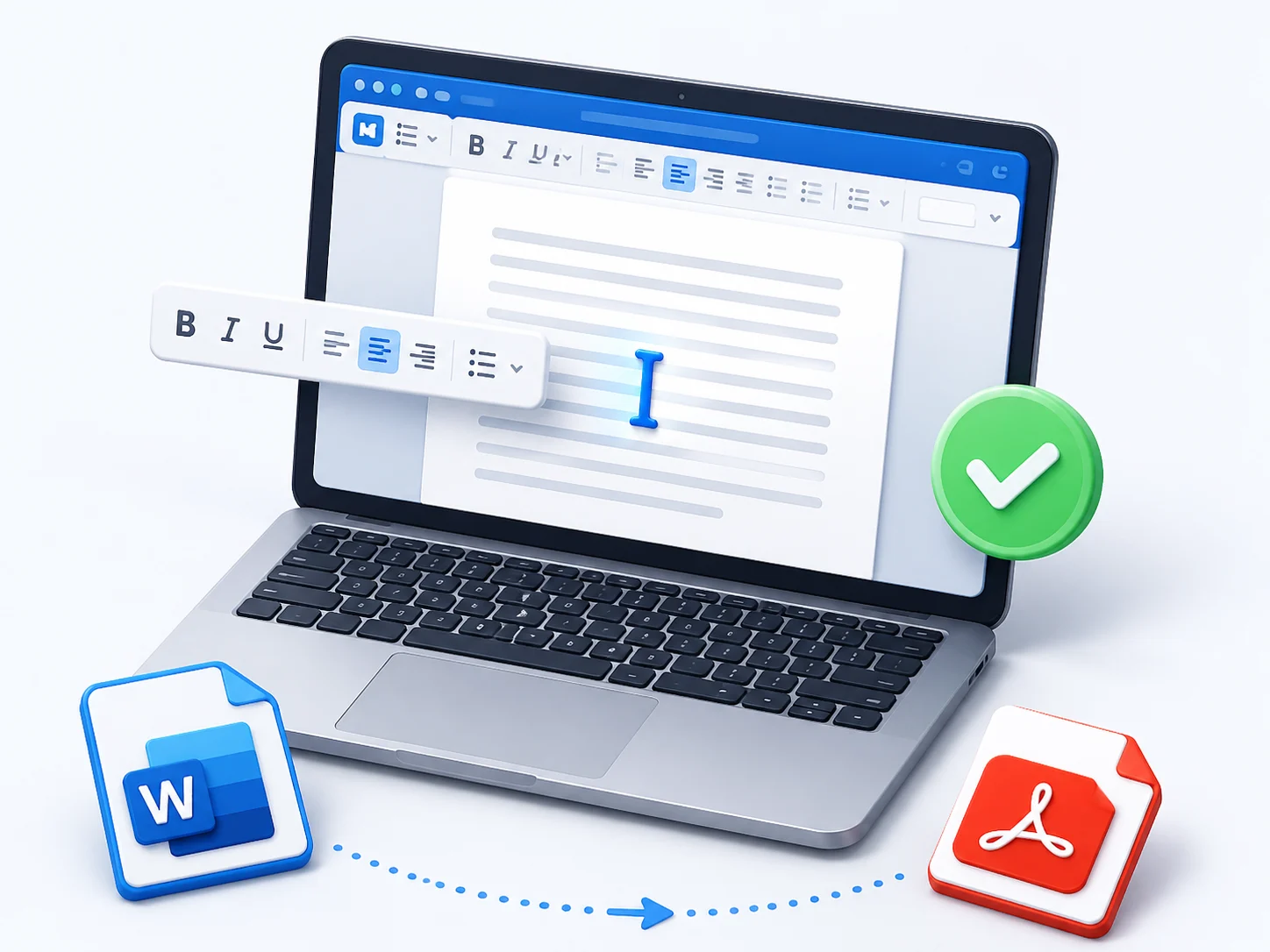 Editing an editable Word document created by converting a PDF to Word