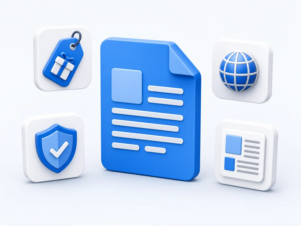 PDF to Word converter feature cards for free online editable conversion