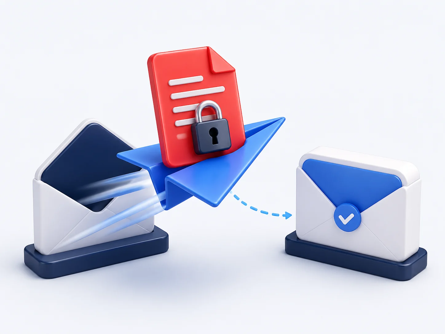 Sharing a locked, password-protected PDF safely by email