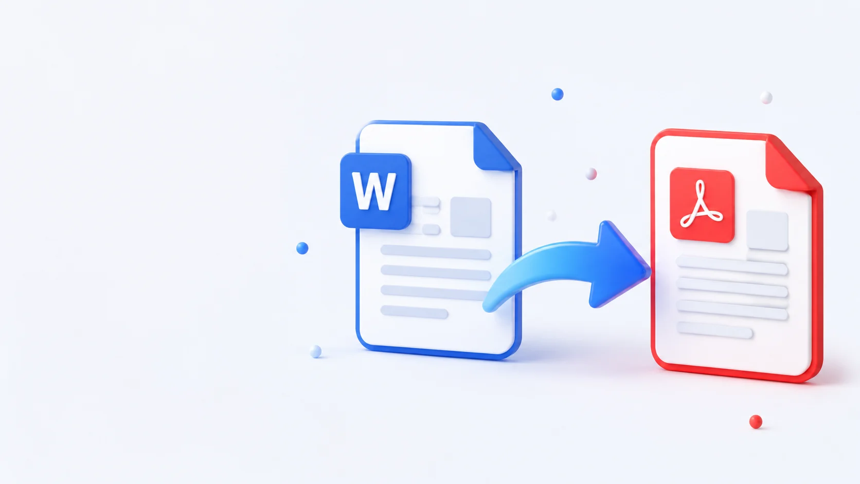 Convert Word to PDF online for free by dropping a DOCX into the converter